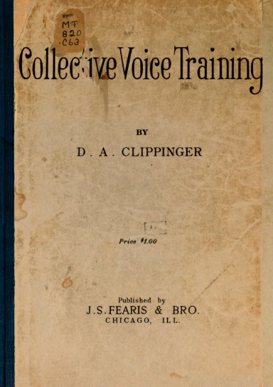 Collective Voice Training