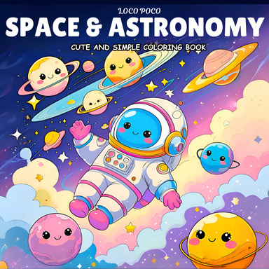 Space and Astronomy Coloring Book