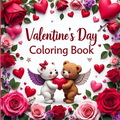 Valentine's Day Coloring Book