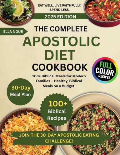 The Complete Apostolic Diet Cookbook