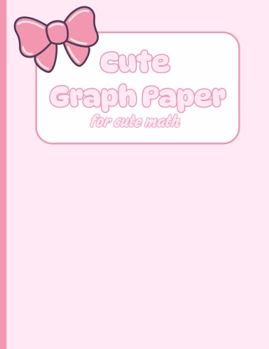 Cute Pink Graph Paper Notebook