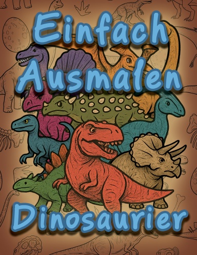 Einfach Ausmalen Dinosaurier