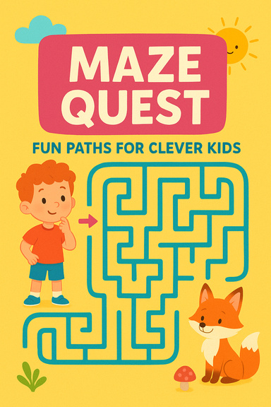 MAZE QUEST /Fun Paths For Clevers Kids