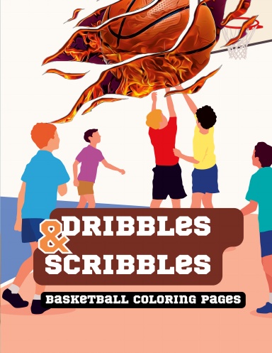 Dribbles & Scribbles Basketball coloring pages