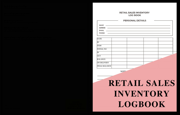RETAIL SALES  INVENTORY LOGBOOK