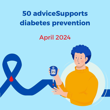 50 advice Supports diabetes prevention