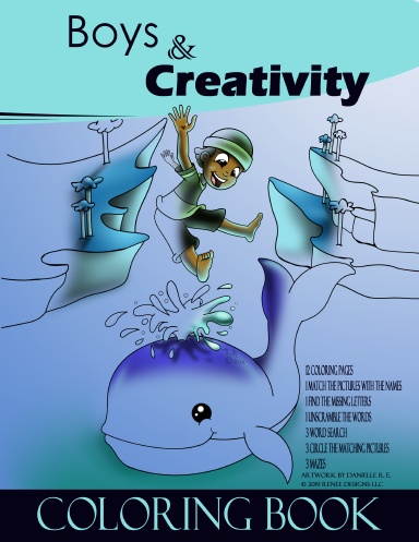 Boys & Creativity Coloring Book