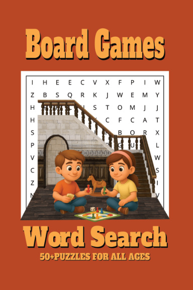 Board Games Word Search Book