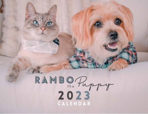 Rambo the Puppy 2023 Calendar