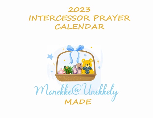 2023 Intercessor Prayer Calendar