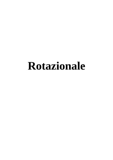 Rotazionale