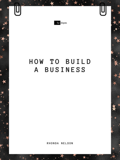 How to Build a Business