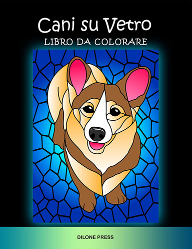 Cani su Vetro Libro da Colorare