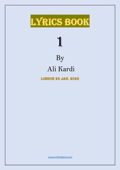 Lyrics book 1