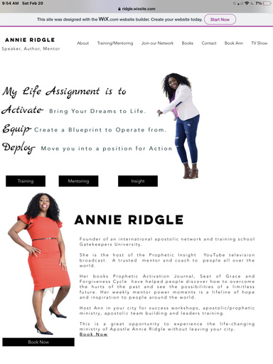 Image of Author ANNIE Ridgle