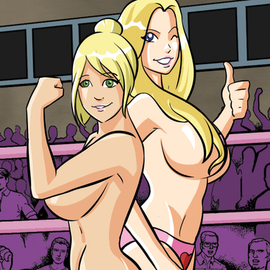 Image of Author Female Wrestling Comics