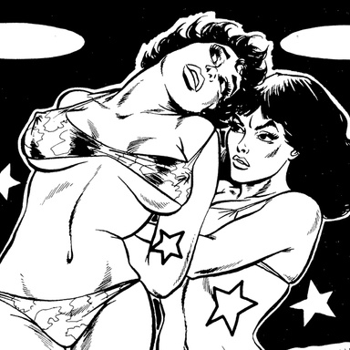 Image of Author the best female wrestling and boxing comics