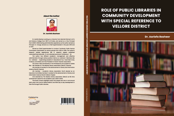 ROLE OF PUBLIC LIBRARIES IN COMMUNITY DEVELOPMENT WITH SPECIAL REFERENCE TO VELLORE  DISTRICT