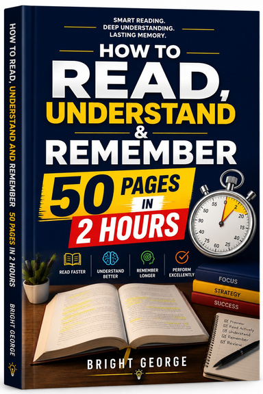HOW TO READ, UNDERSTAN AND REMEMBER 50 PAGES IN 2 HOURS