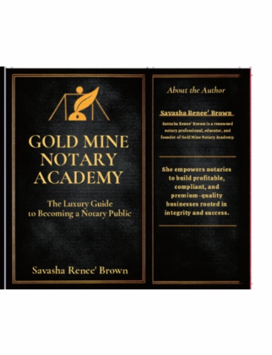 Gold Mine Notary Academy