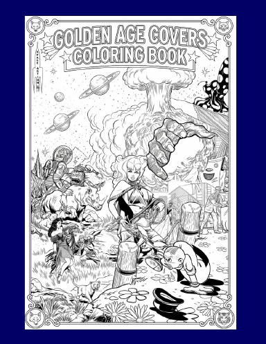Golden Age Covers Coloring Book (PB)