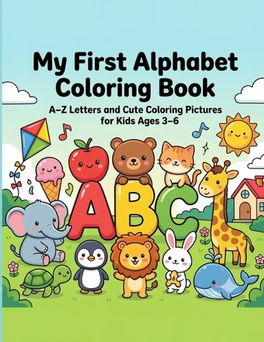 My First Alphabet Coloring Book