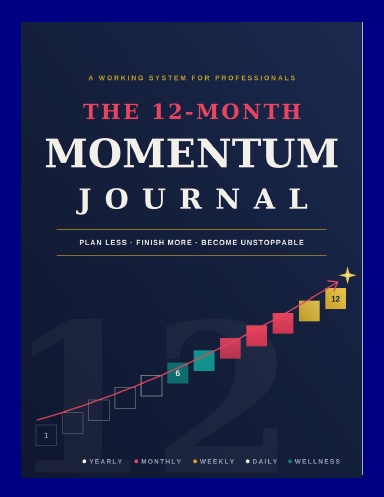 12 Months Momentum Journal