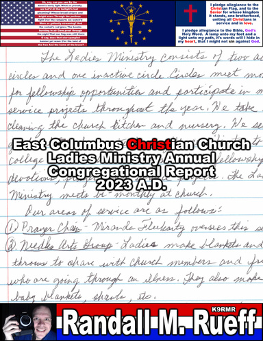 East Columbus Christian Church - Ladies Ministry Annual Congregational Report - 2023 A.D.
