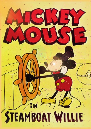 Mickey Mouse As Featured In Steamboat Willie Coloring Book