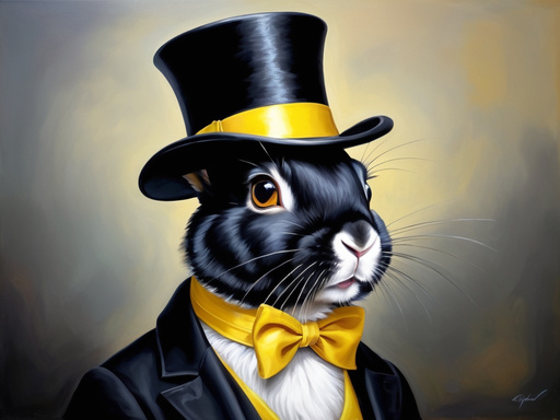 Rabbits in Top Hats