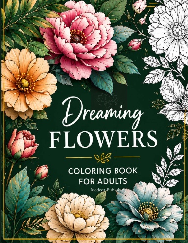 Flowers Bloom Calming Coloring Book