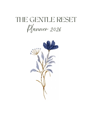 The Gentle Reset Planner 2026