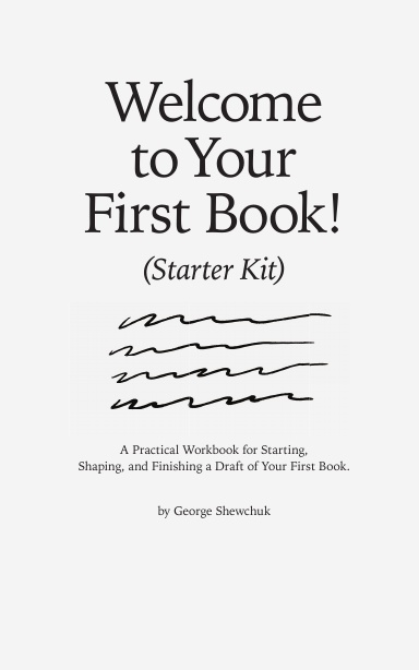 Welcome to your first book
