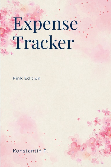 Expense Tracker Pink Edition