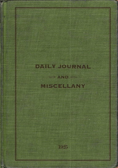 Foxfield Daily Journal And Miscellany - 1925