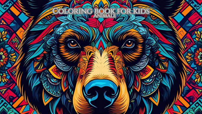 Nature coloring book
