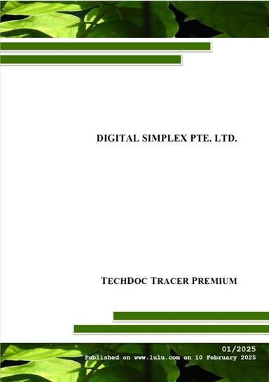 Tech Doc Tracer Premium 01/2025