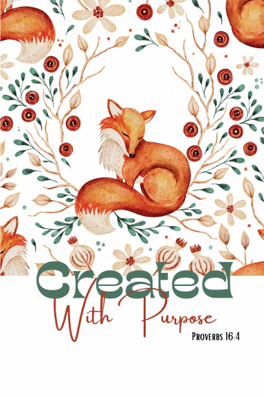 Created With Purpose | Spiral Bound Lined Journal | 6"x9" 200 pages