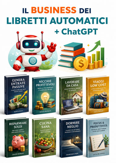 Il Business dei Libretti automatici + ChatGPT