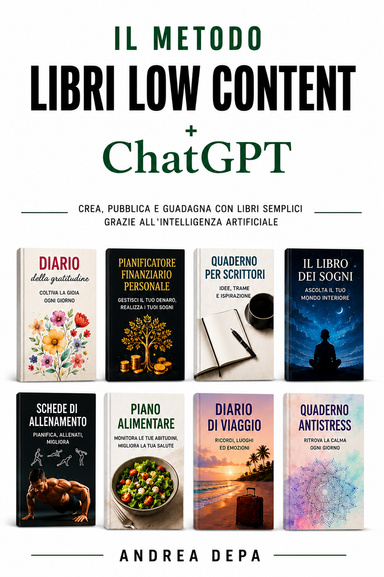 Il Metodo Libri Low Content + ChatGPT