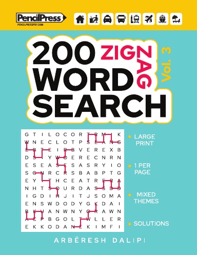 200 Zigzag Word Search Vol. 3