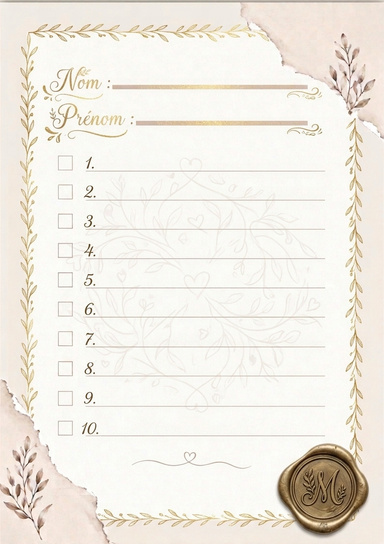 Note professionnel
