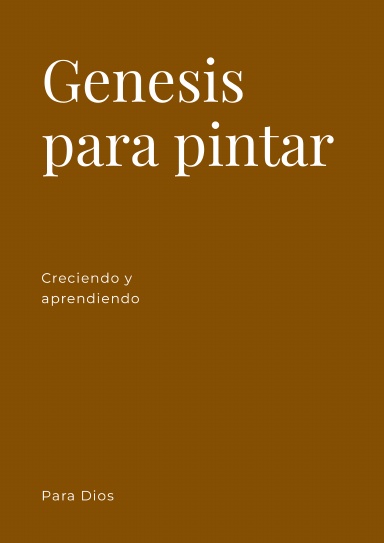 Génesis para pintar
