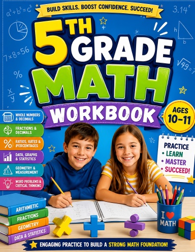5th Grade Math Workbook : Engaging Practice To Build A Strong Math Foundation