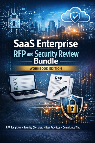 SaaS Enterprise RFP and Security Review Bundle - Workbook Edition