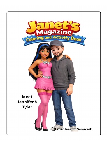 Janet's Magazine Coloring and Activity Book