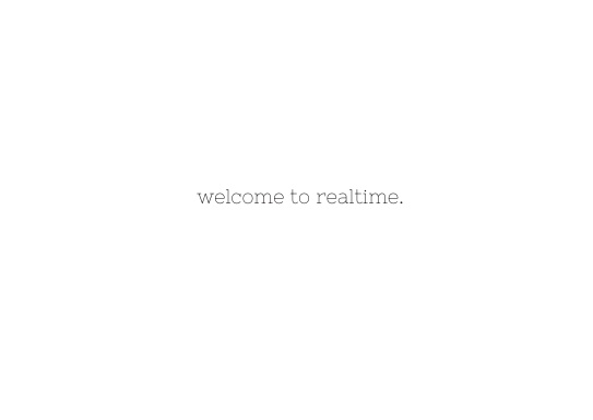 welcome to realtime