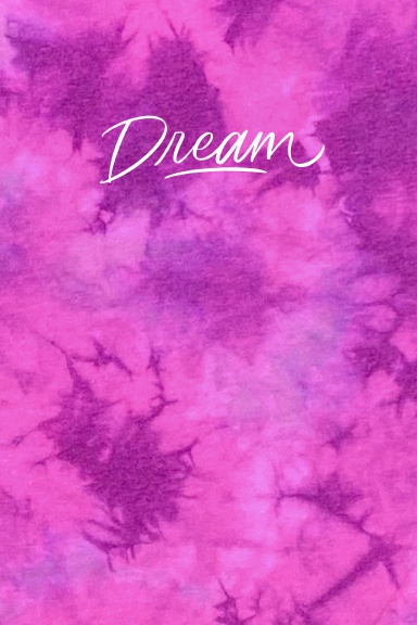 Purple Tie Dye Dream Journal