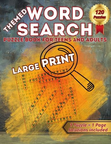 120 Themed Word Search Puzzles