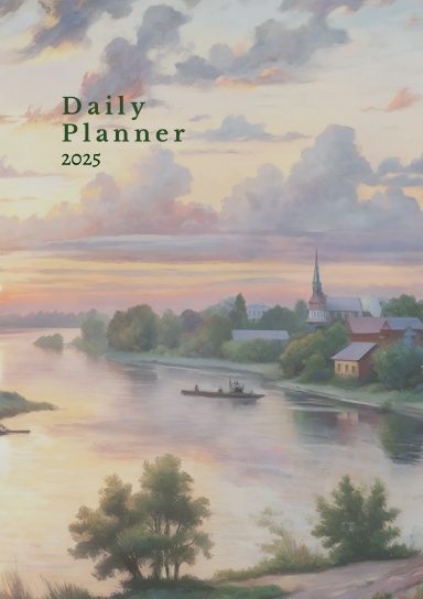 Orthodox planner with Old Style Church Calendar 2025.